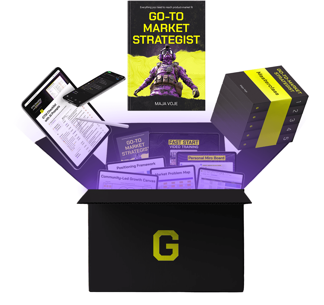 Mockup of the GTM Strategist Bundle
