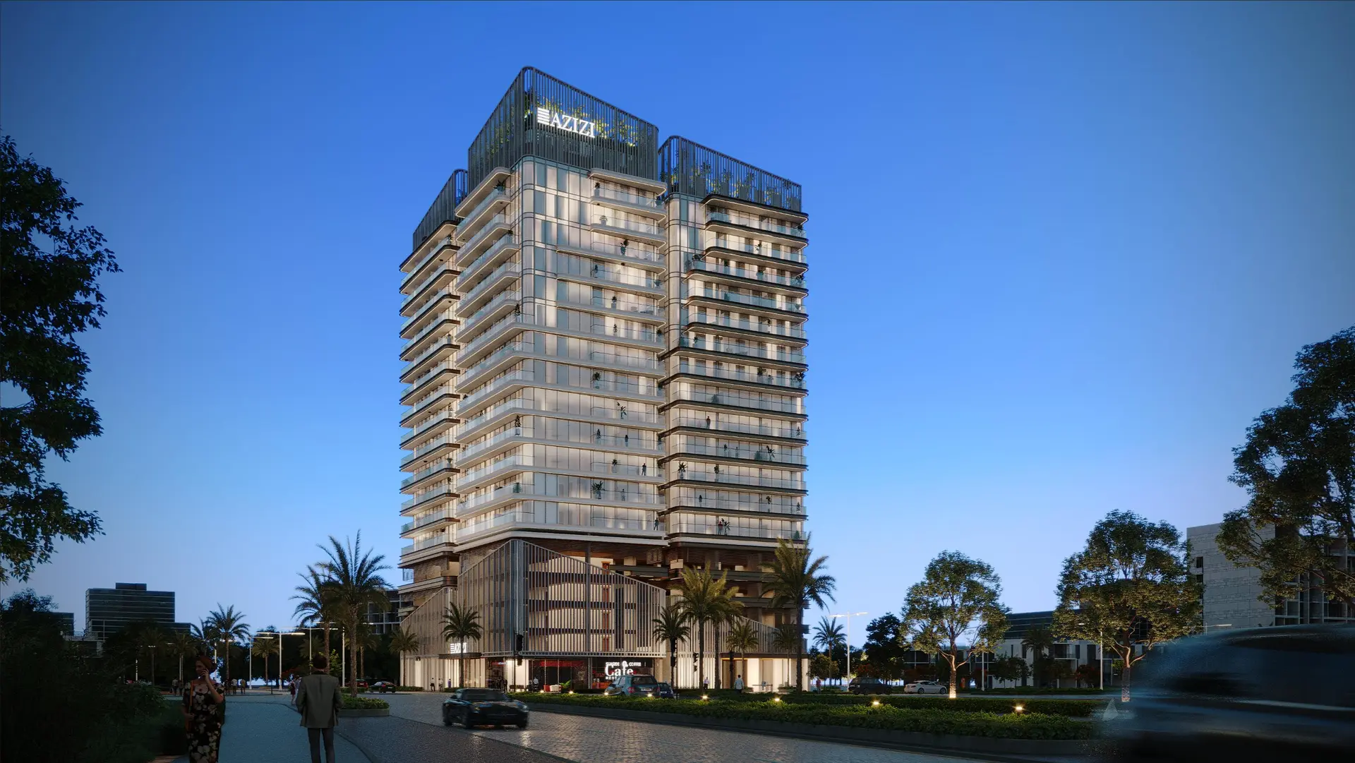 azizi rubi building views