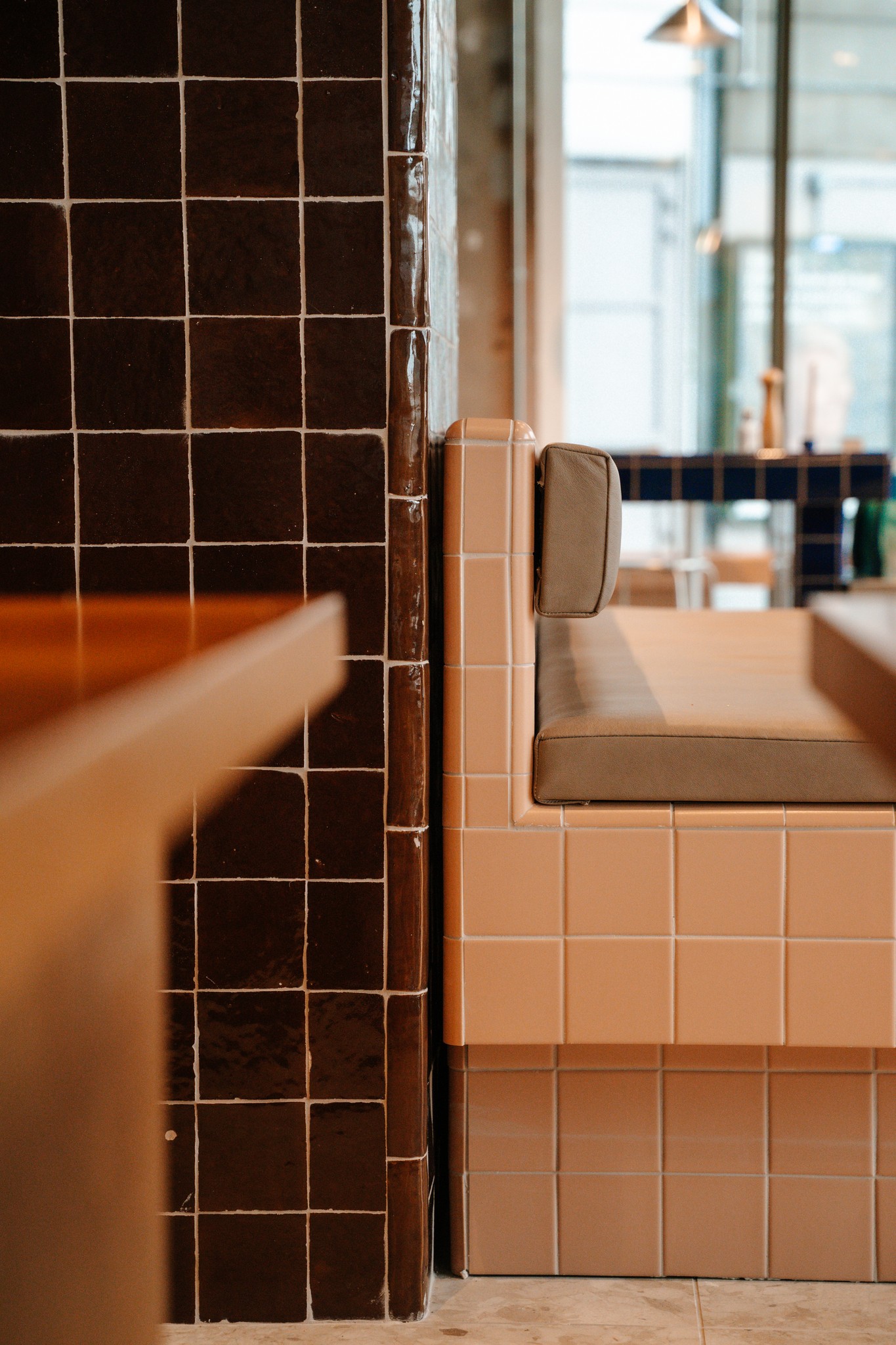 Tiling for  acoffee shop under construction