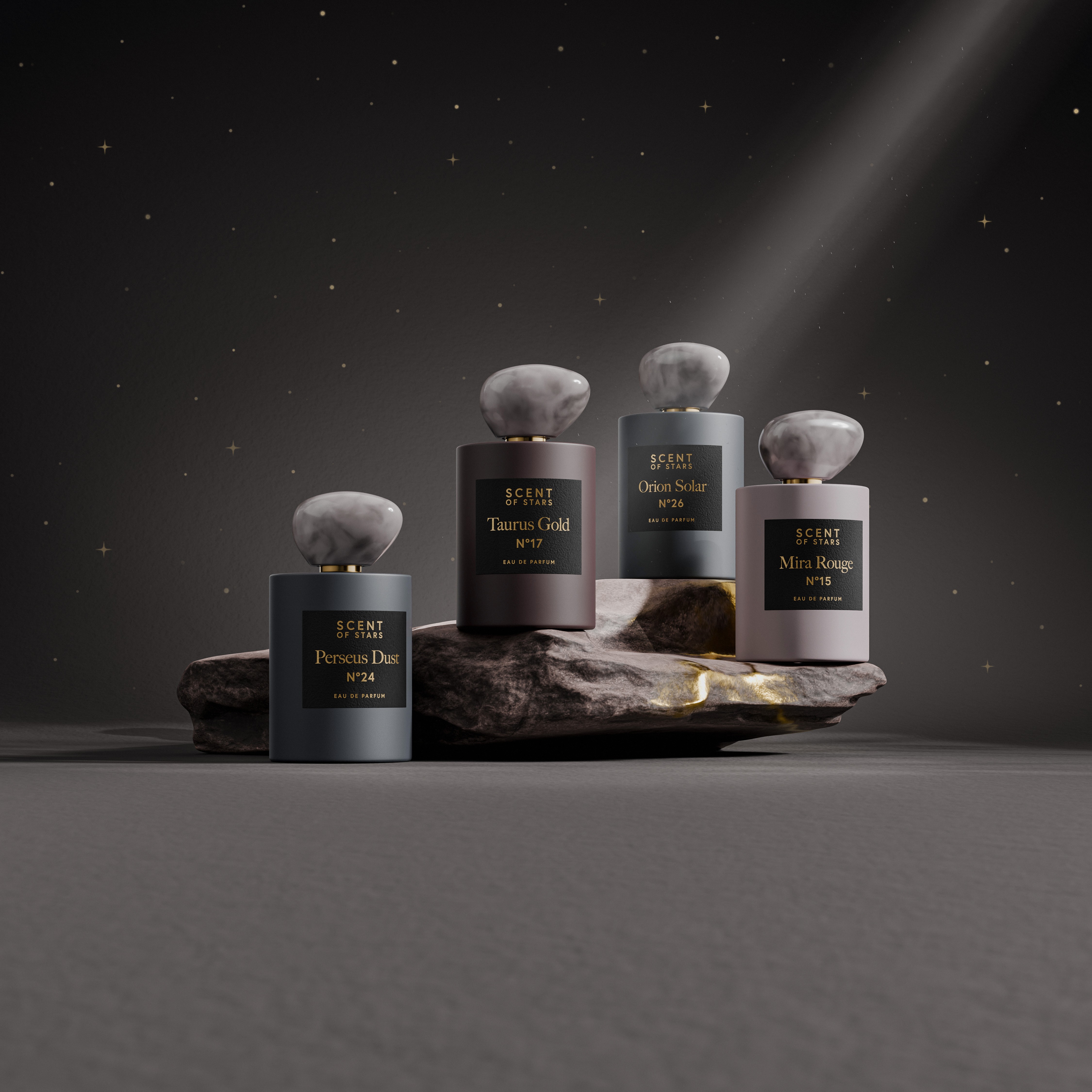 Red and black 3D cube mockup on a table