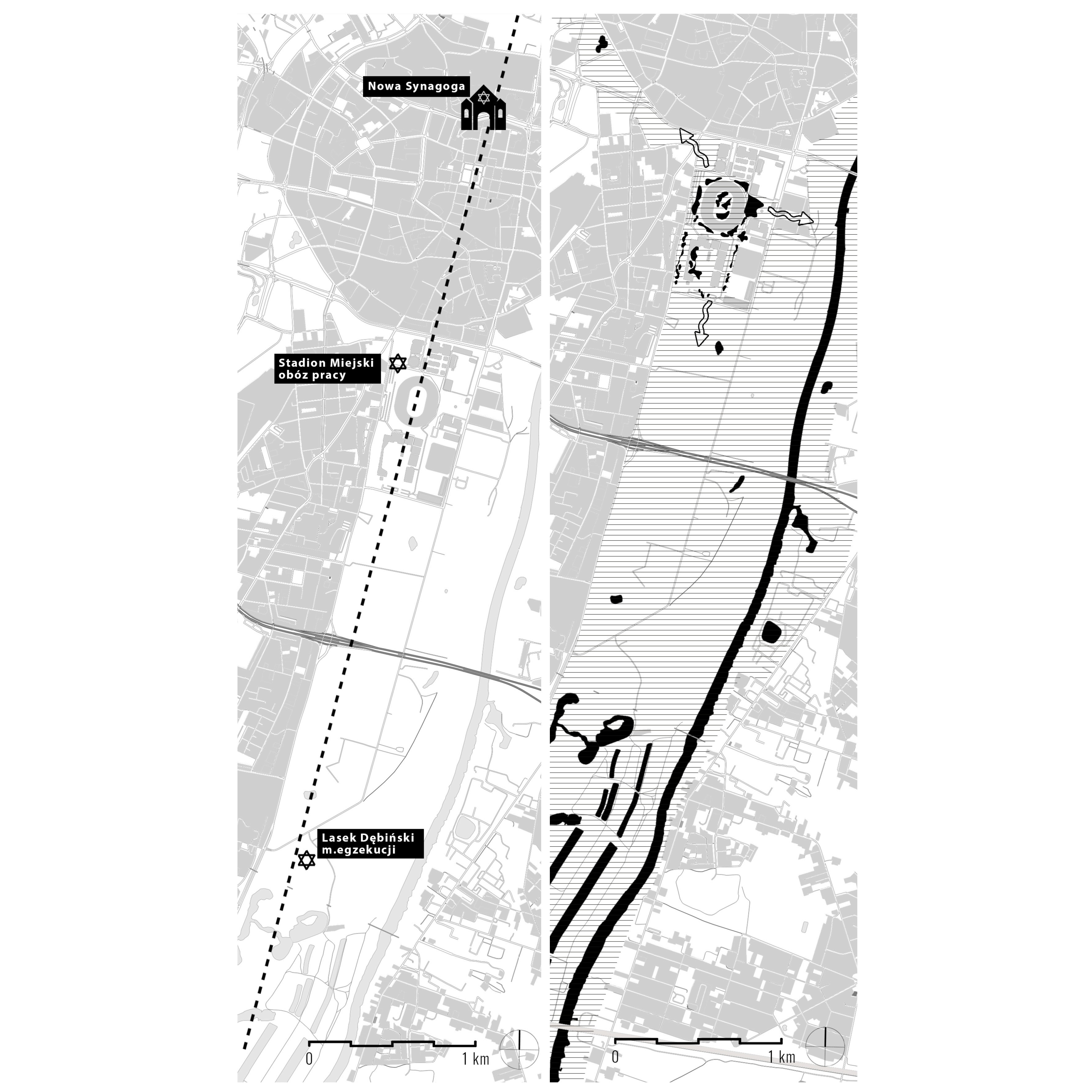 Stadium area in Poznań, Poland — urban planning drawing 1, PNDT architects