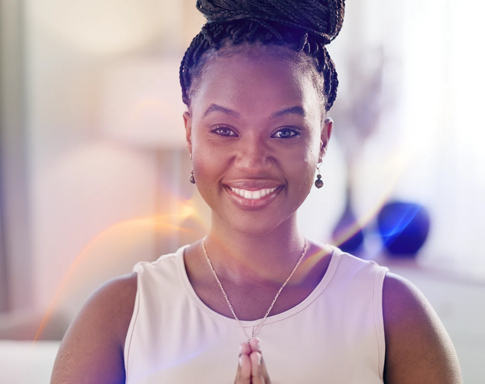 Music Producer sitting at his desk