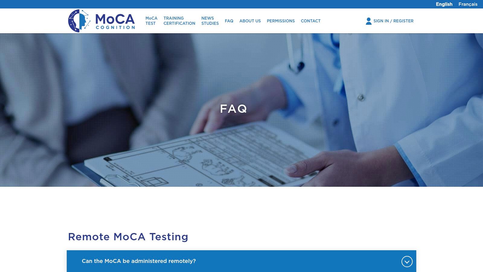 MoCA Cognition — Remote MoCA Testing (Guidance & FAQ)