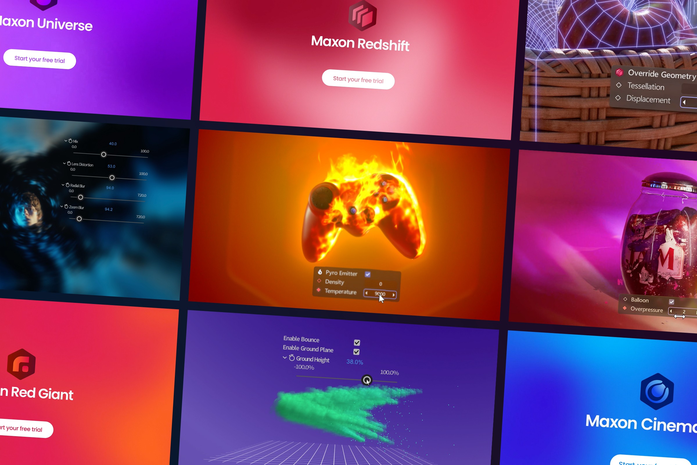 Maxon Rebrand - Feature Ads