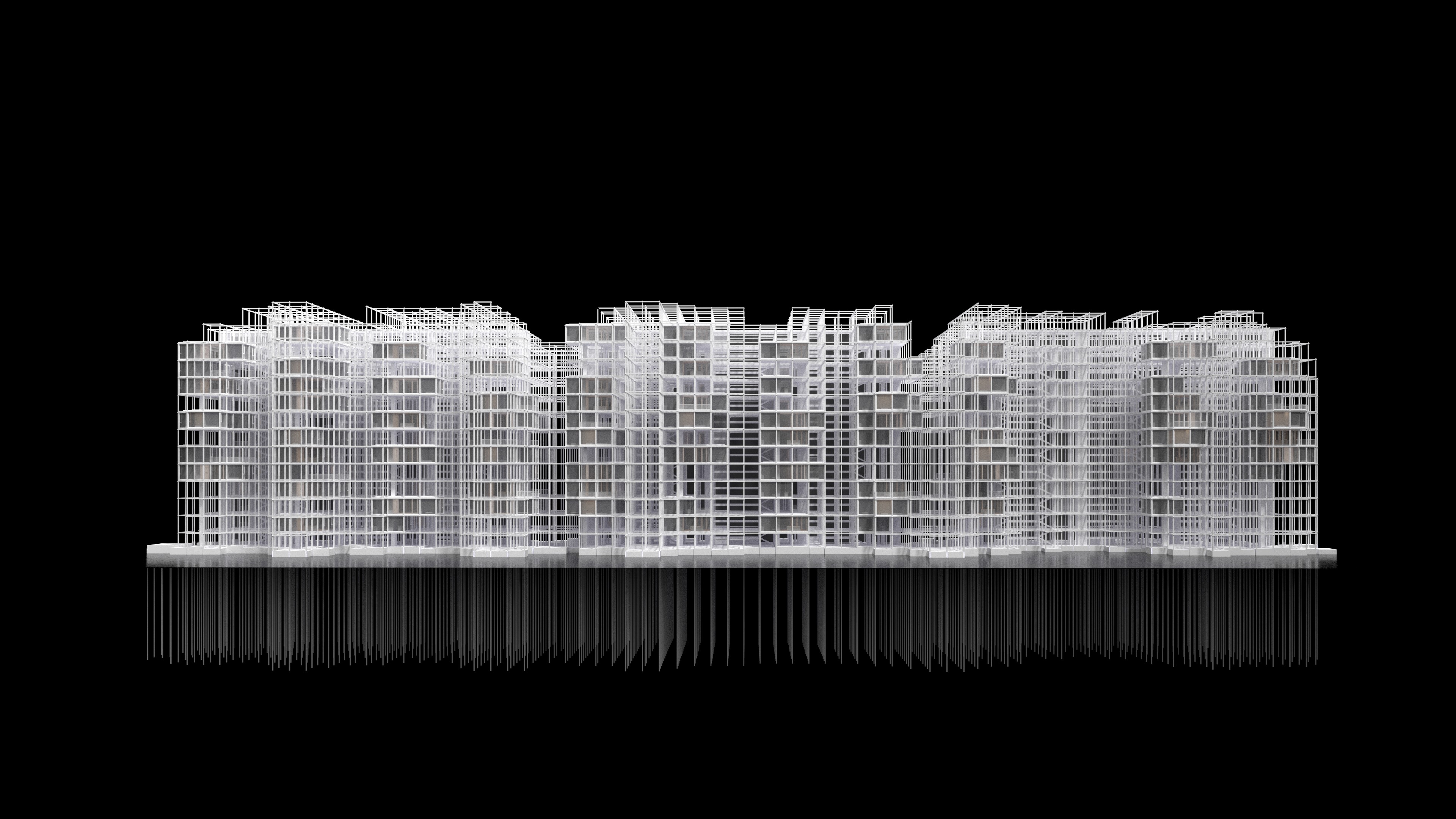 Logement collectif Le Havre concept model