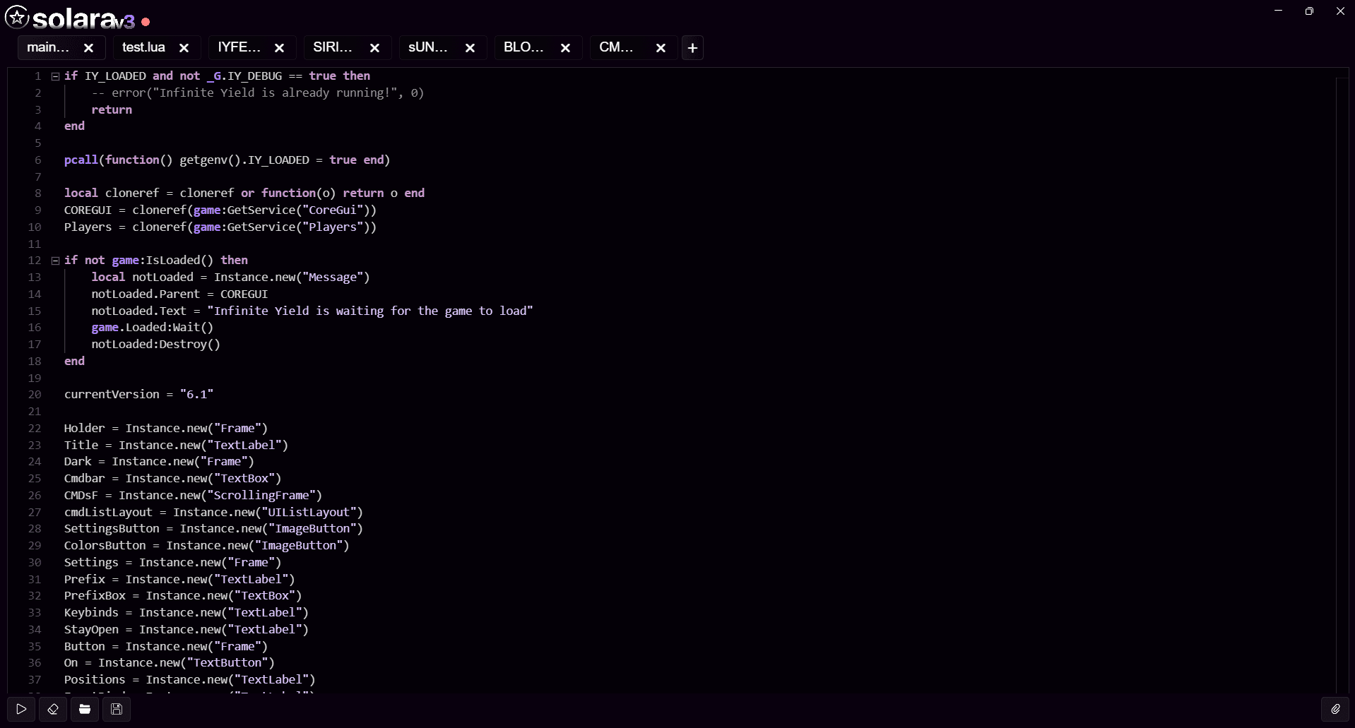 Solara Executor interface