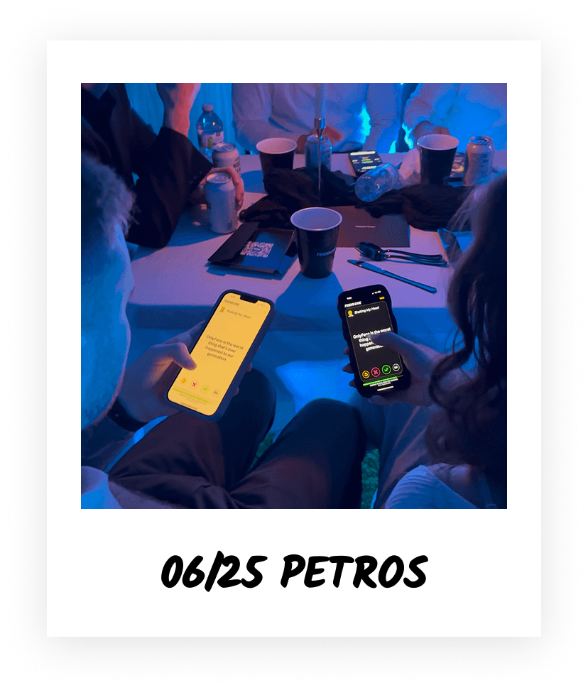 Event photo of people answering questions.