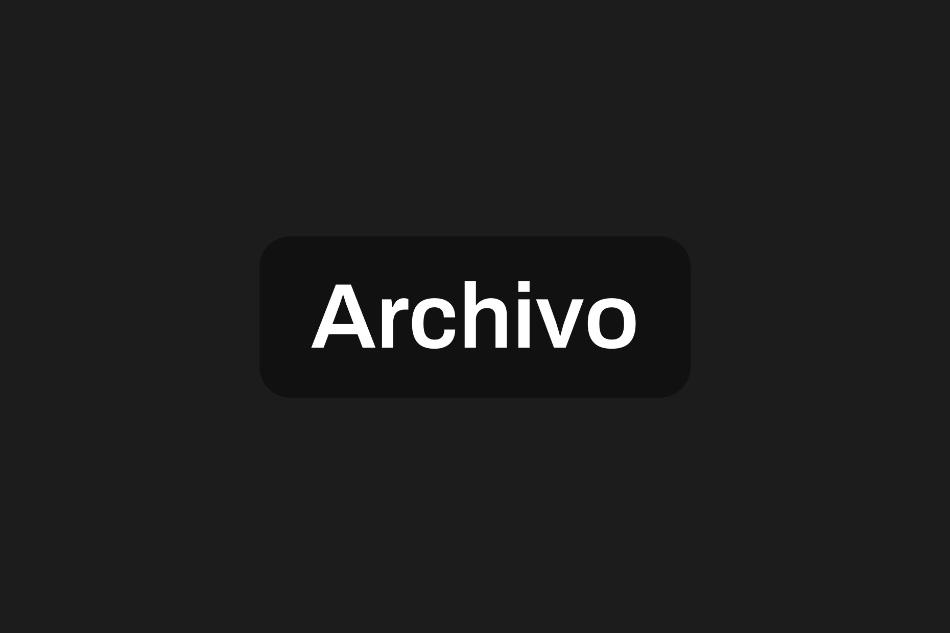 archivo framer font