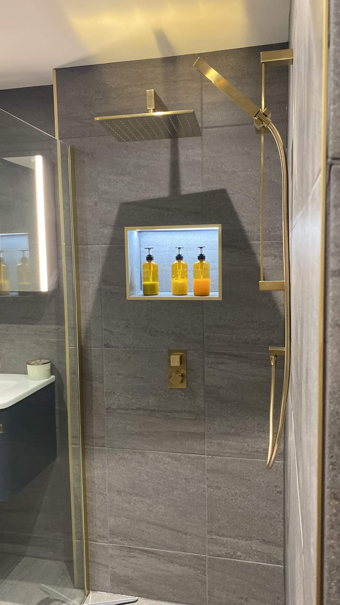 Example of a completed bathroom renovation project in Leeds