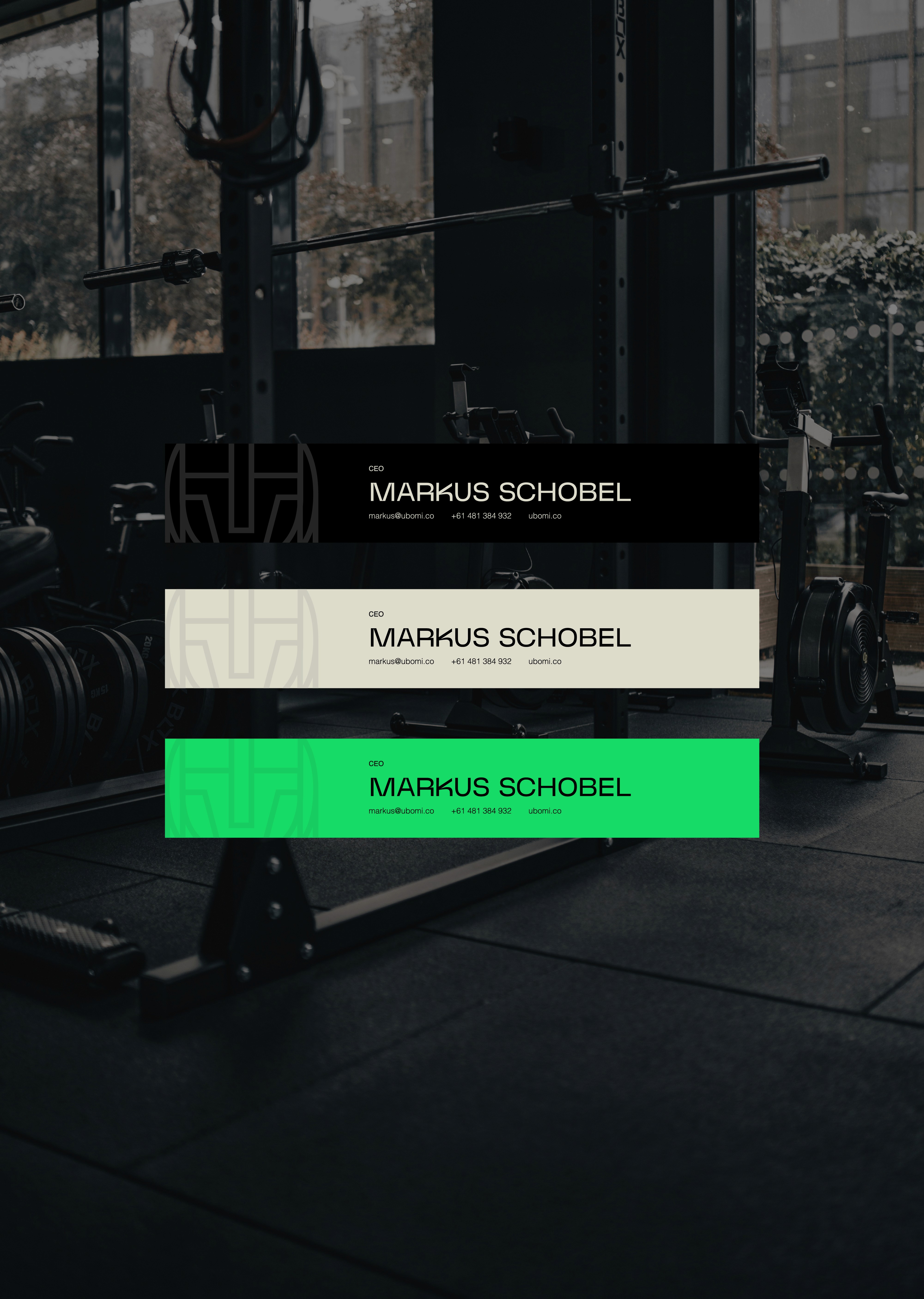 UBOMI Branding and visual identity- Email Signature