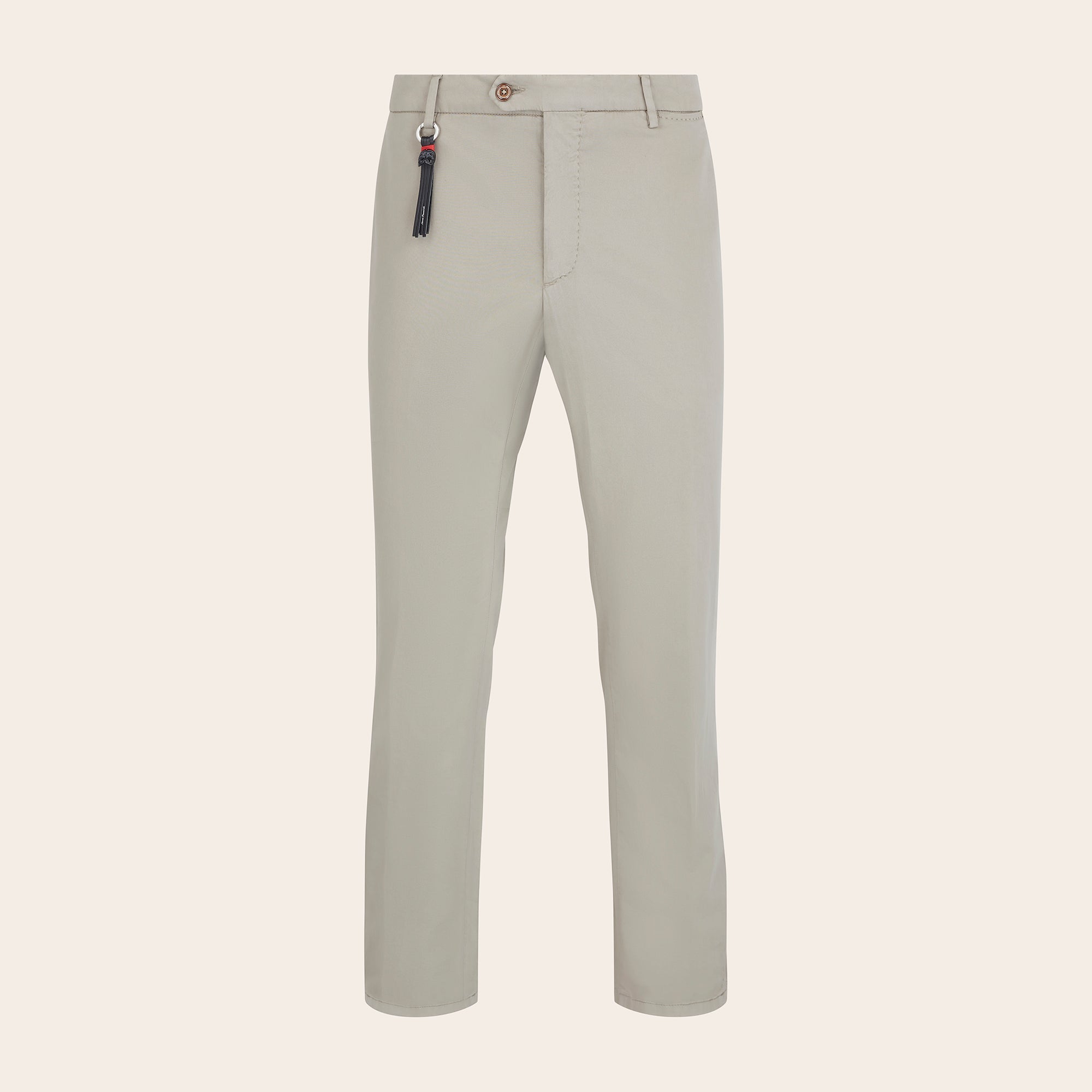 Caracciolo Slim Cotton Trousers - Adda River