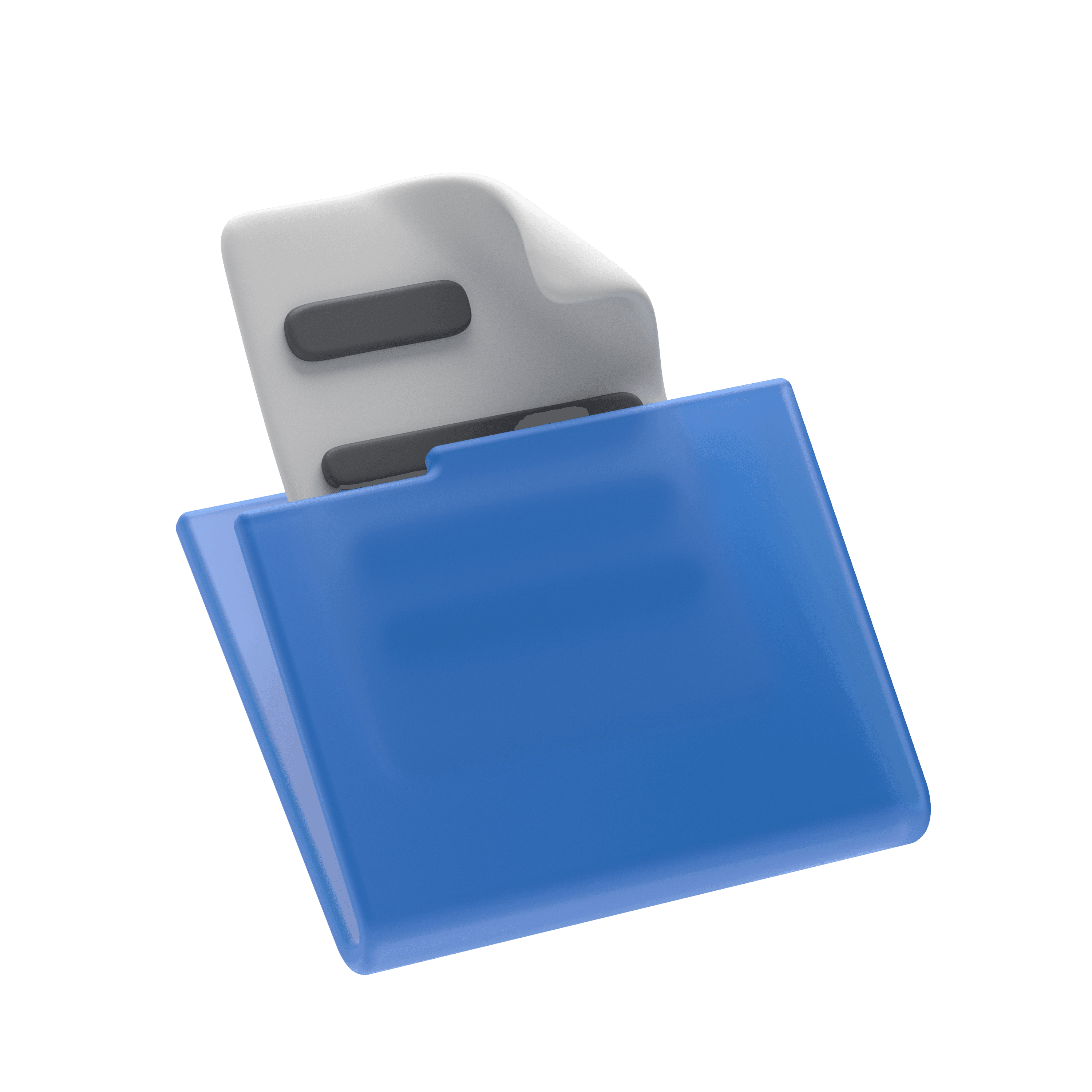 3D paint bucket illustration