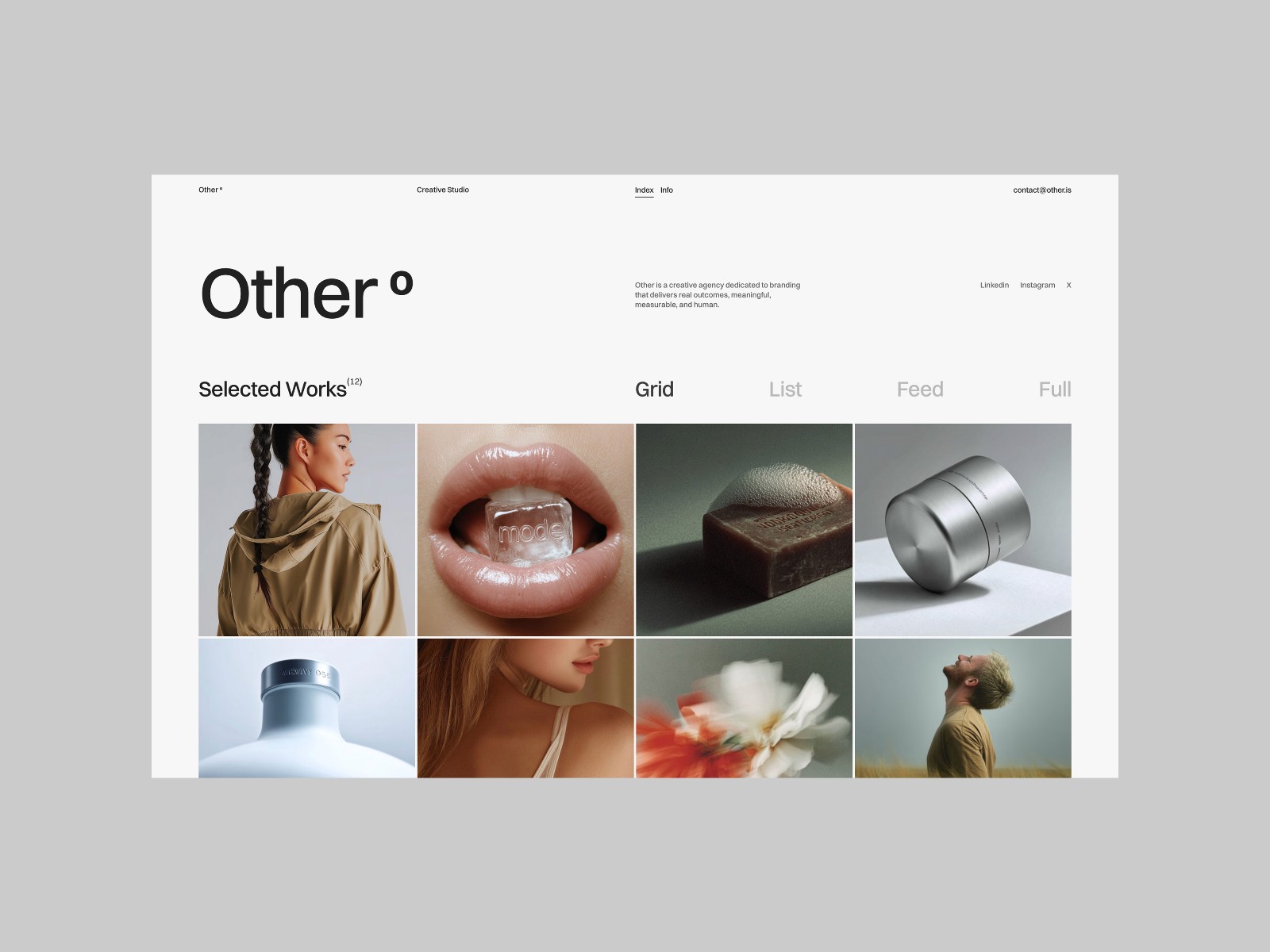 Other — 极简现代创意机构官网设计灵感