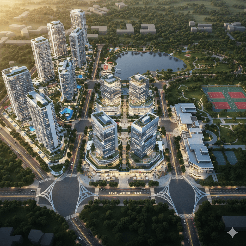 M3M GIC Manesar integrated city master plan