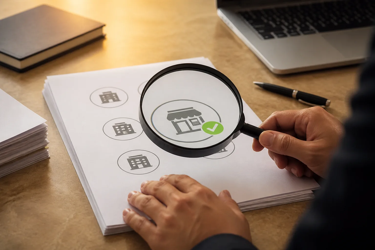 Trade Name Availability Check in Dubai beside a Dubai trade license document and a modern