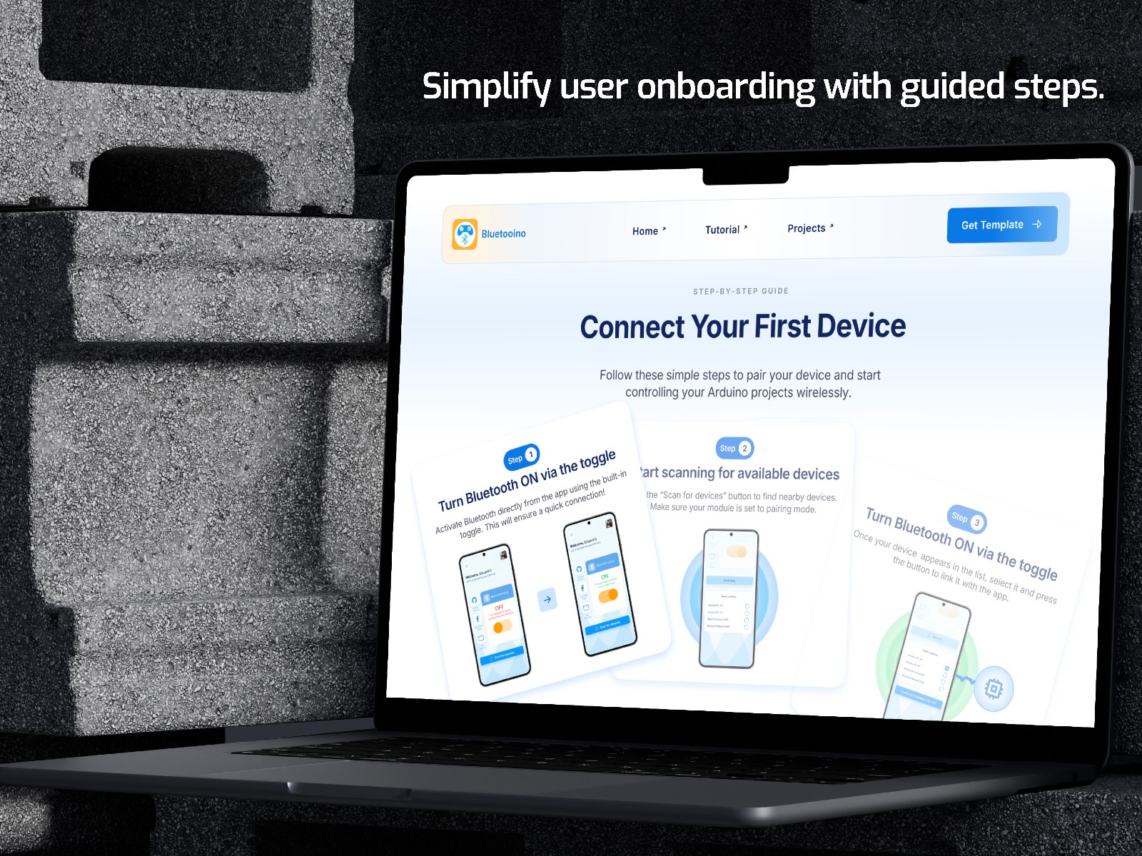 Bluetooino — 现代动效落地页设计案例