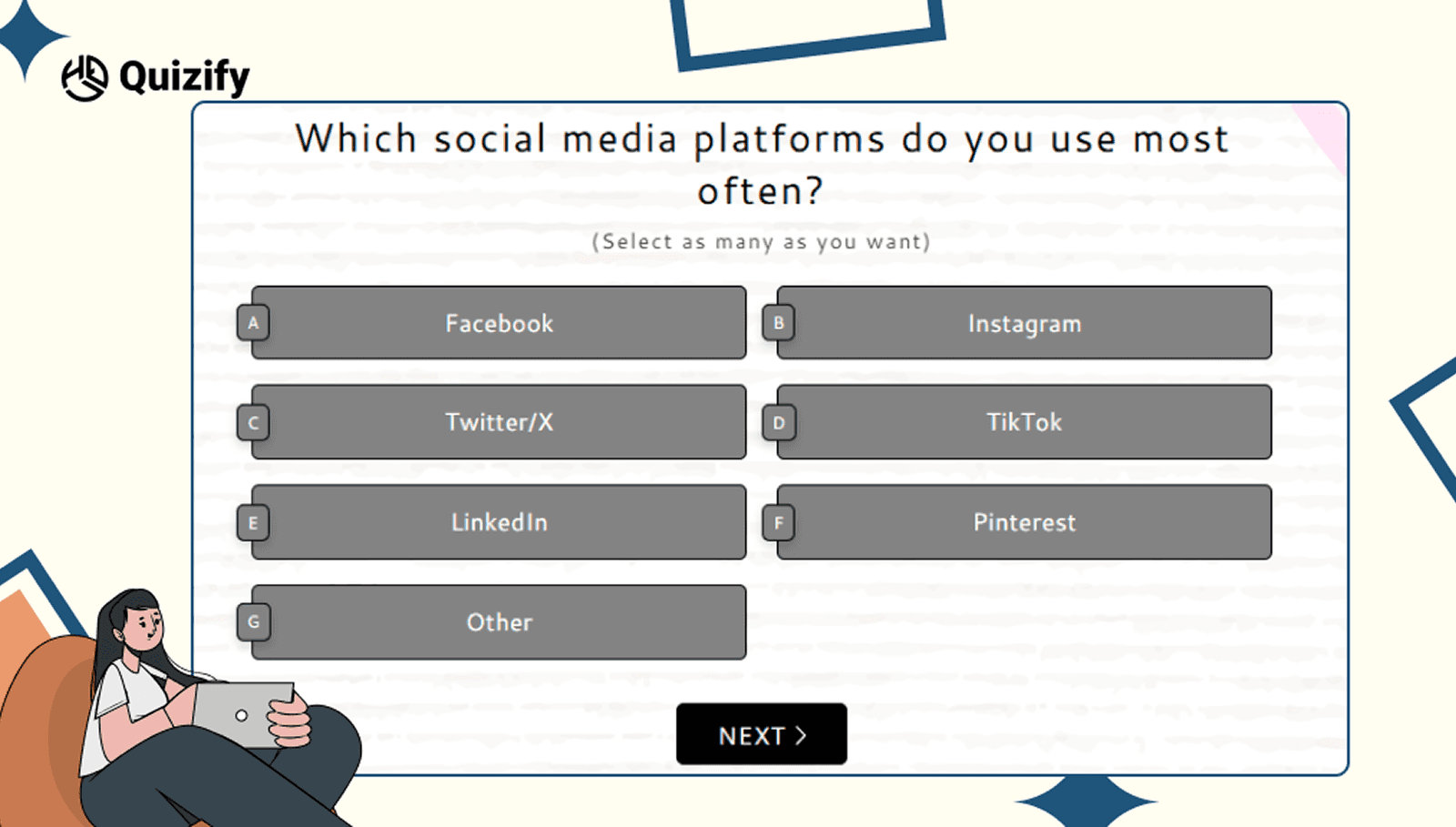 Diagnostic Quizzes for Quizify