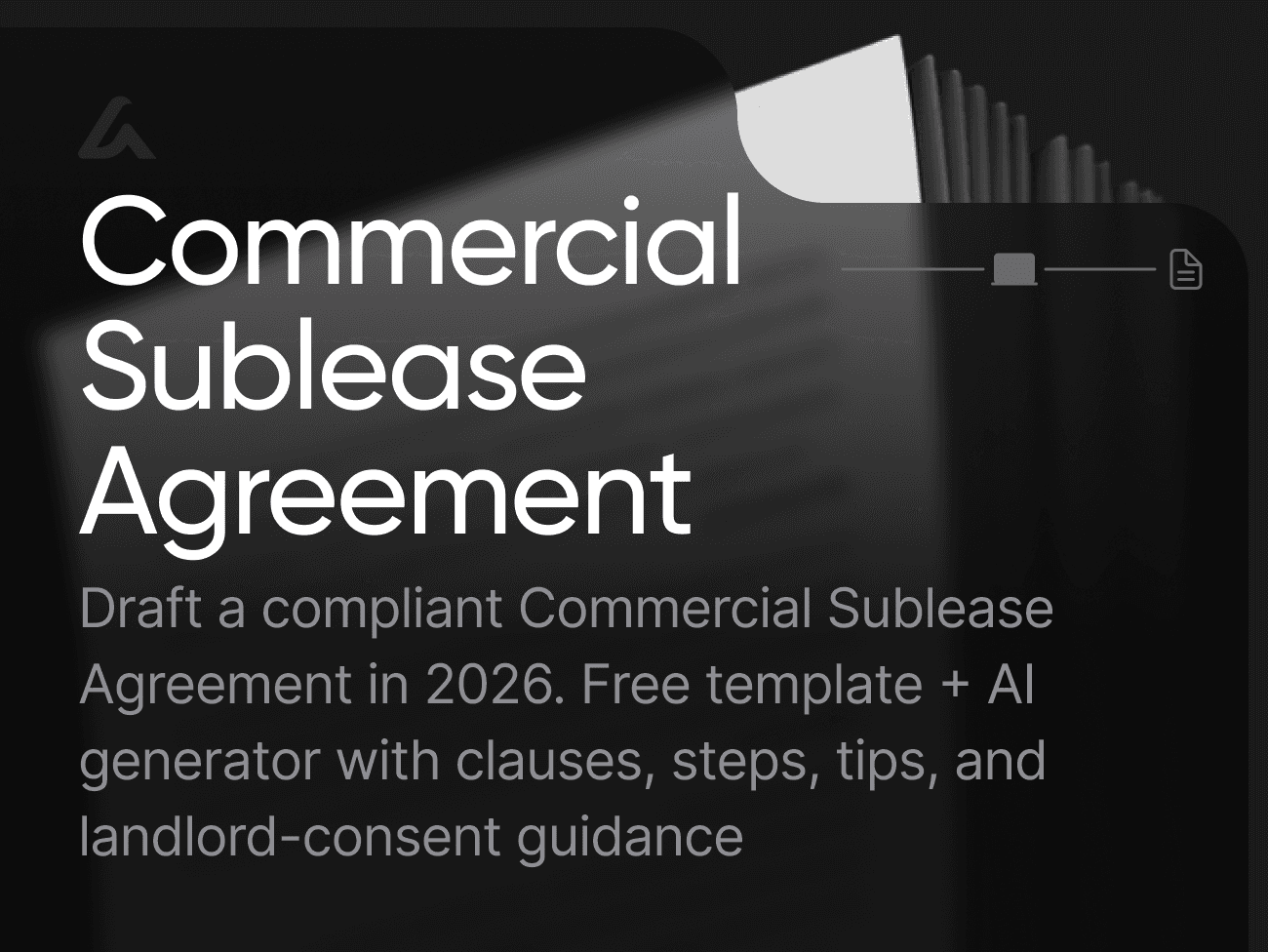 Commercial Sublease Agreement
