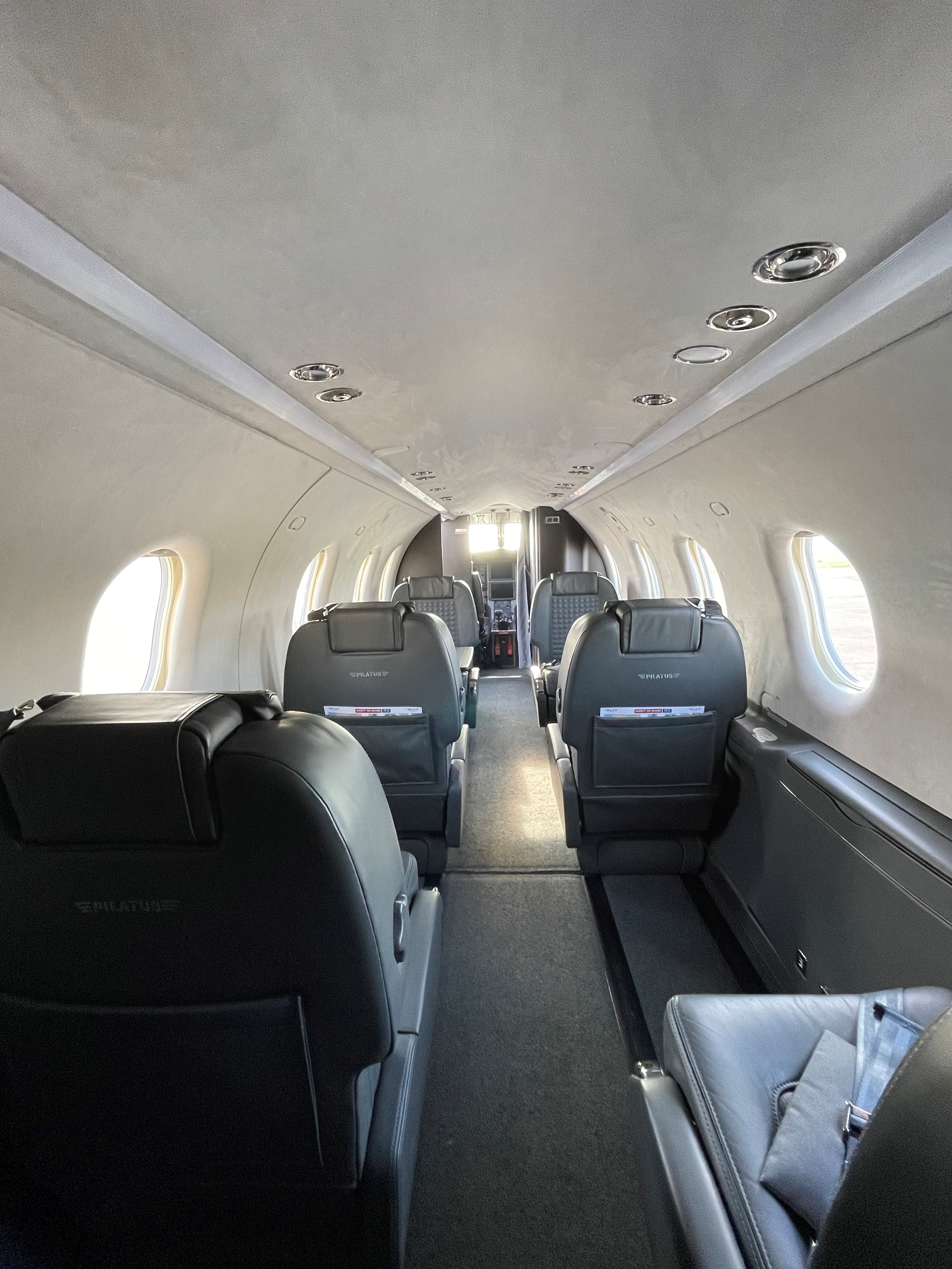 Pilatus PC-12 interior
