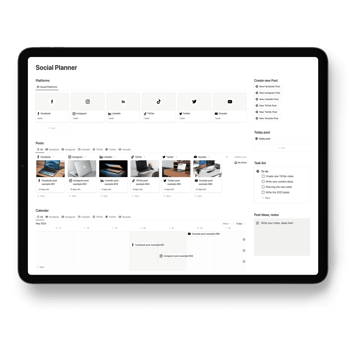 10 Best Notion Social Media Content Planner Templates