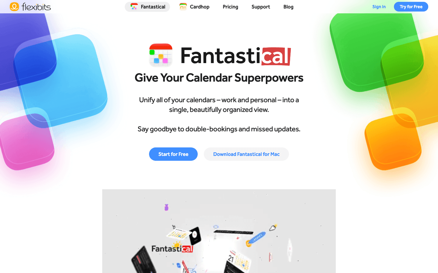 Fantastical calendar app screenshot
