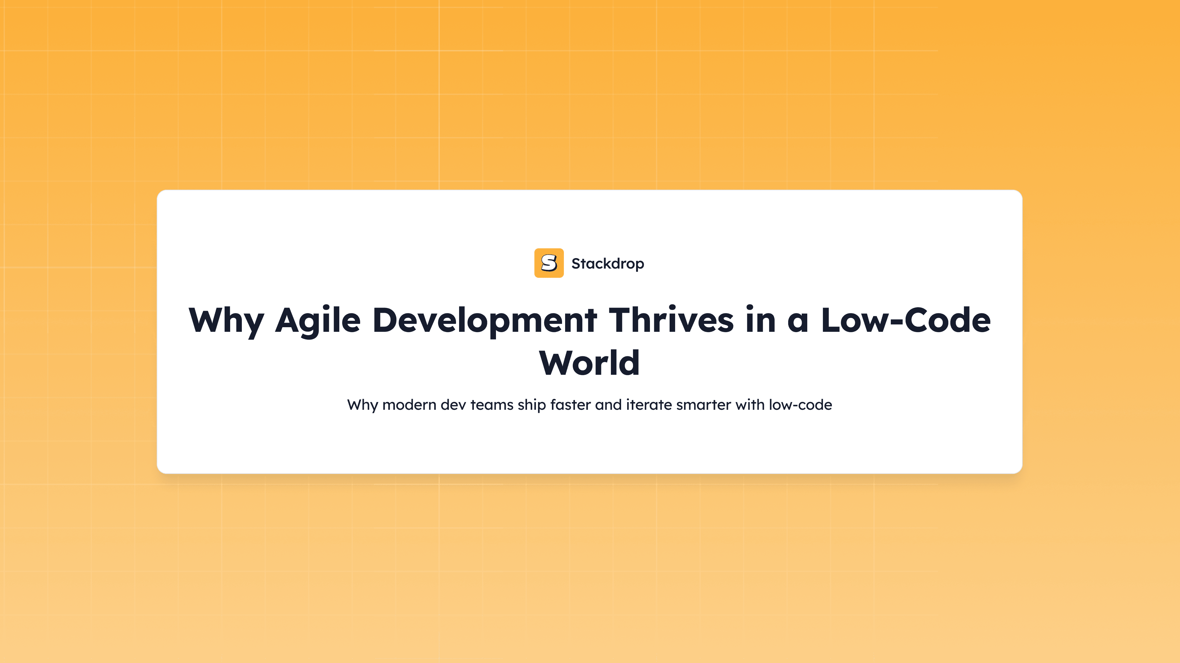 agile development