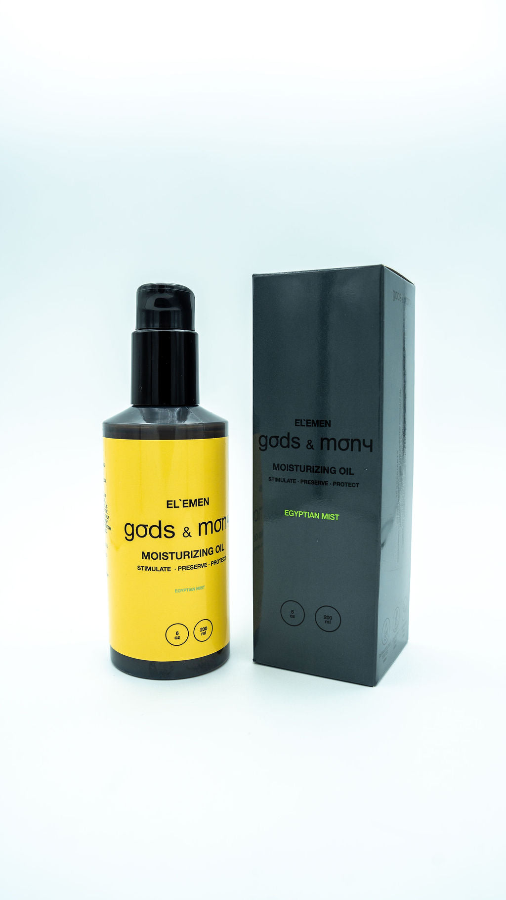 Men's face oil bundle — EL'EMEN clean organic set