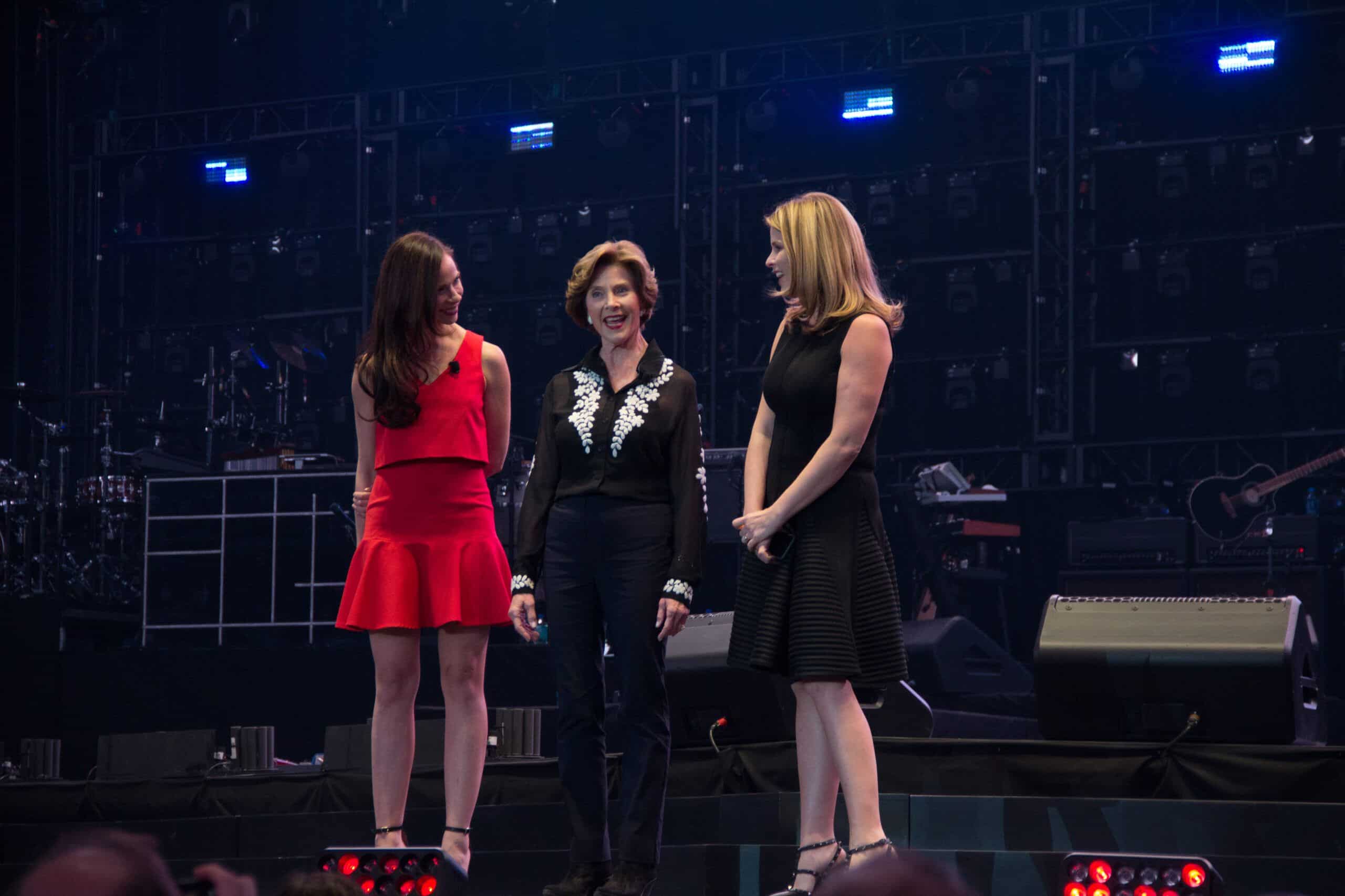United Way of Metropolitan Dallas  speakers Laura Bush and daughters
