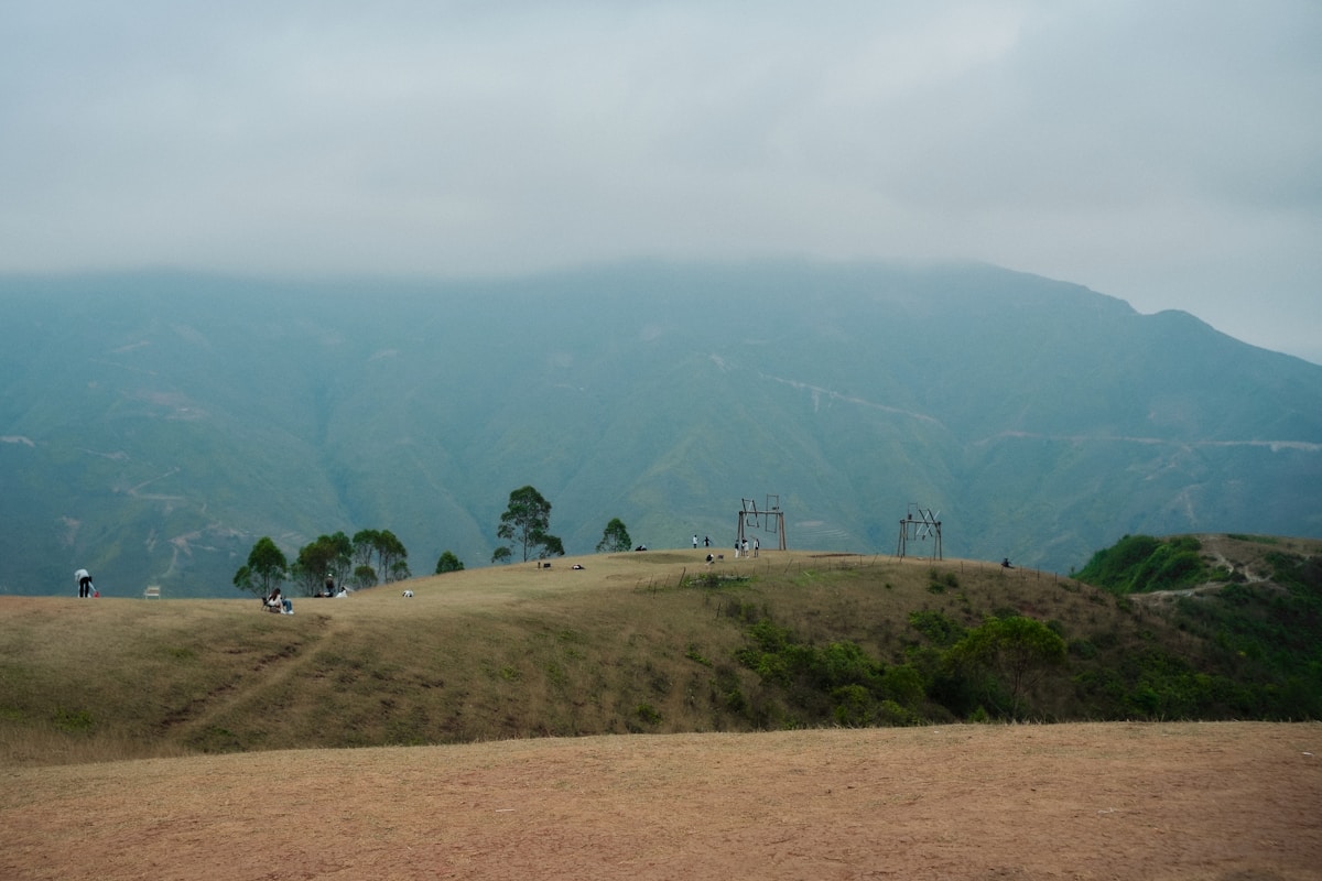 Green hills and mountains
