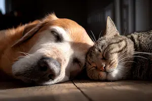 chien et chat, accaompagnement animal