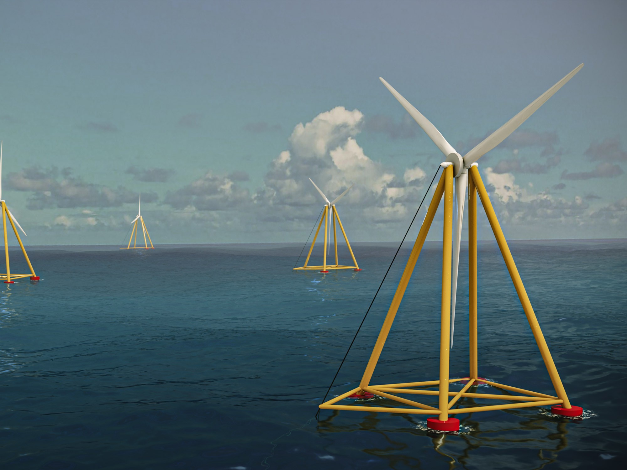 floating windfarm design
