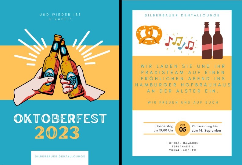 Oktoberfest 2023 Einladung der Silberbauer Dental Lounge