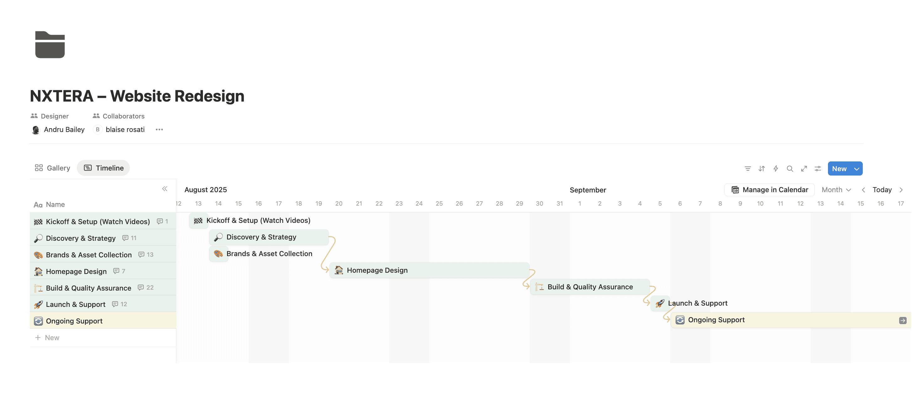 My Notion Client portal