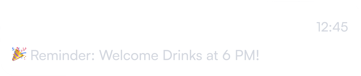 widget bacheca dell'app togevent