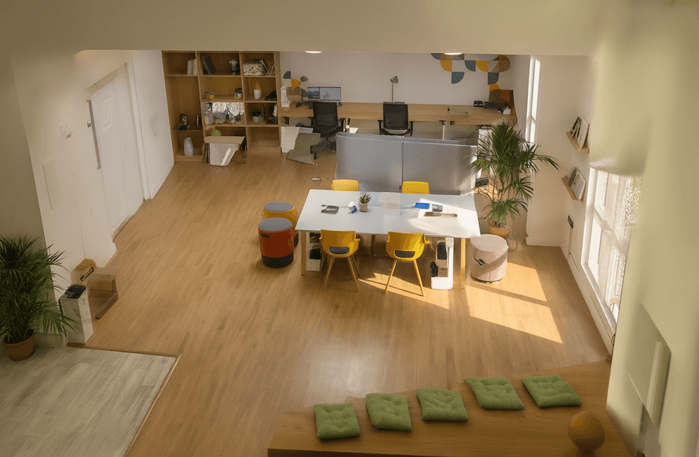 Lobby entrance at DIOM Rubeen 209 headquarters in Riyadh