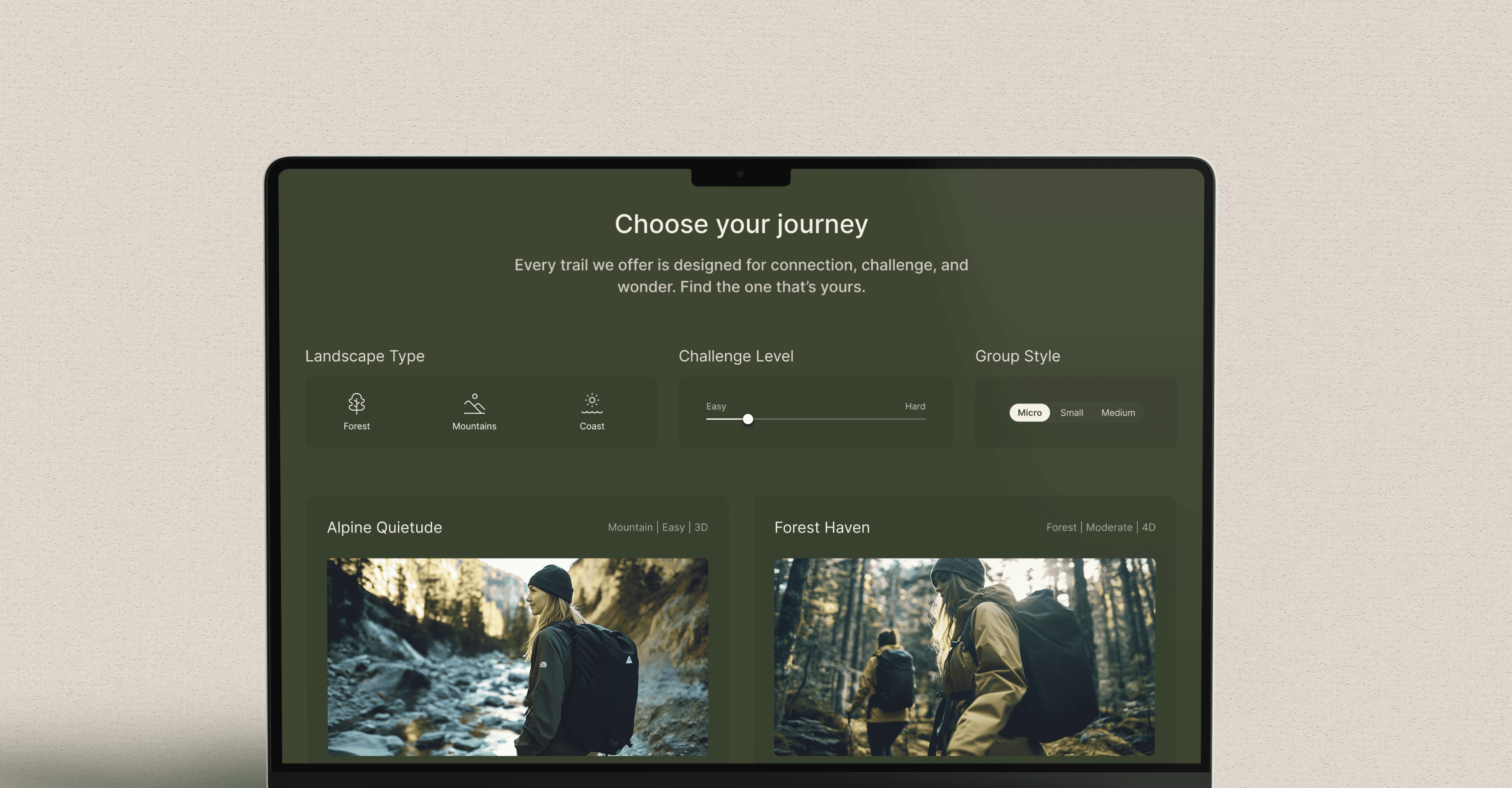 Mockup image of two tablets depicting Summit Elan Project