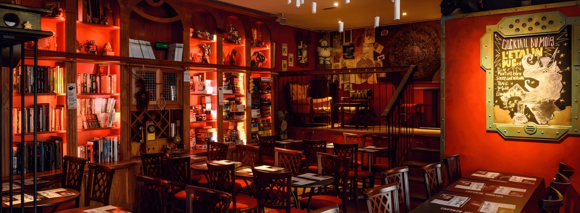 Bar de jeux à Paris