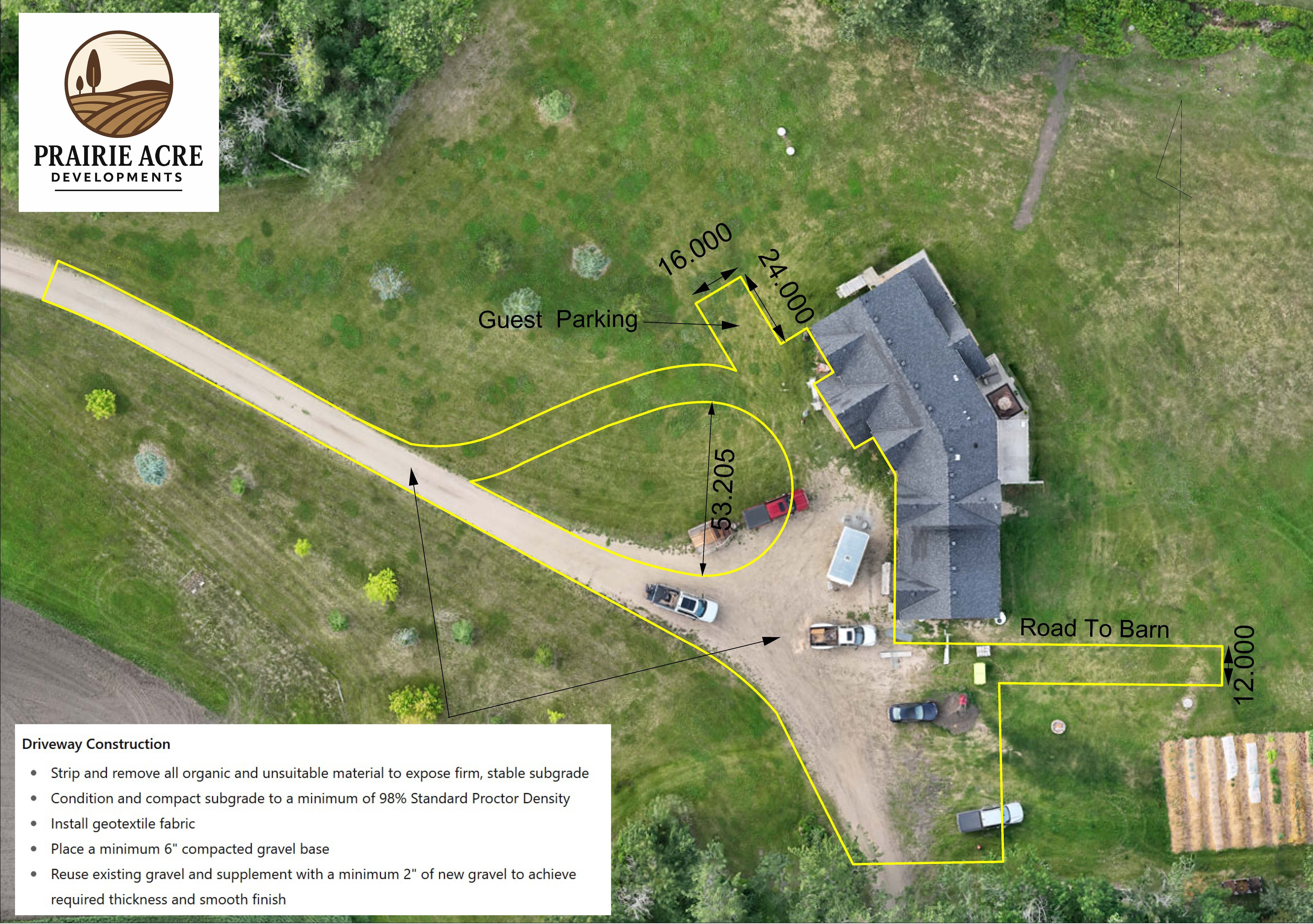 Acreage Design Layout