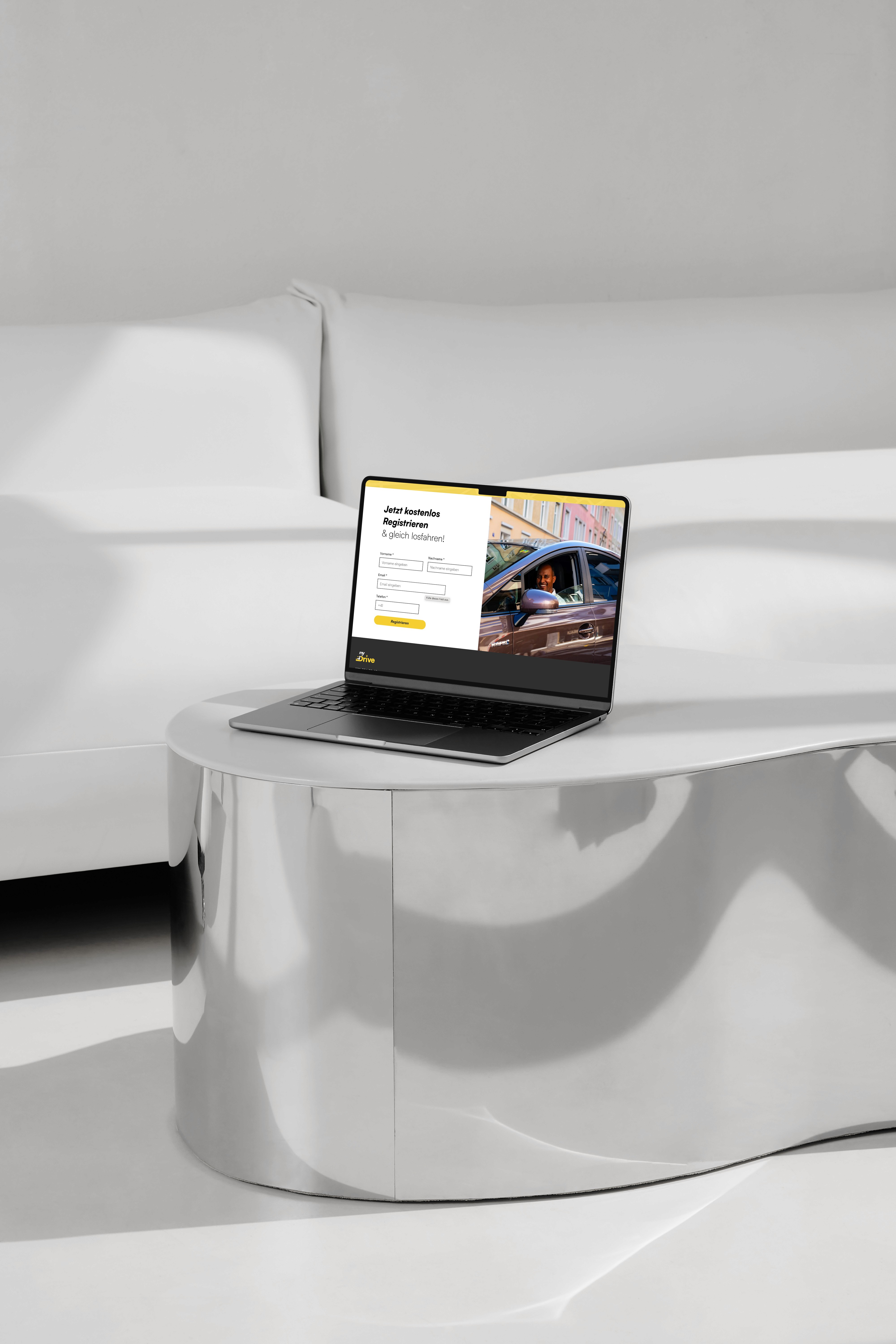MyIDrive Webdesign Mockup