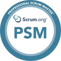 Scrum PSM Badge