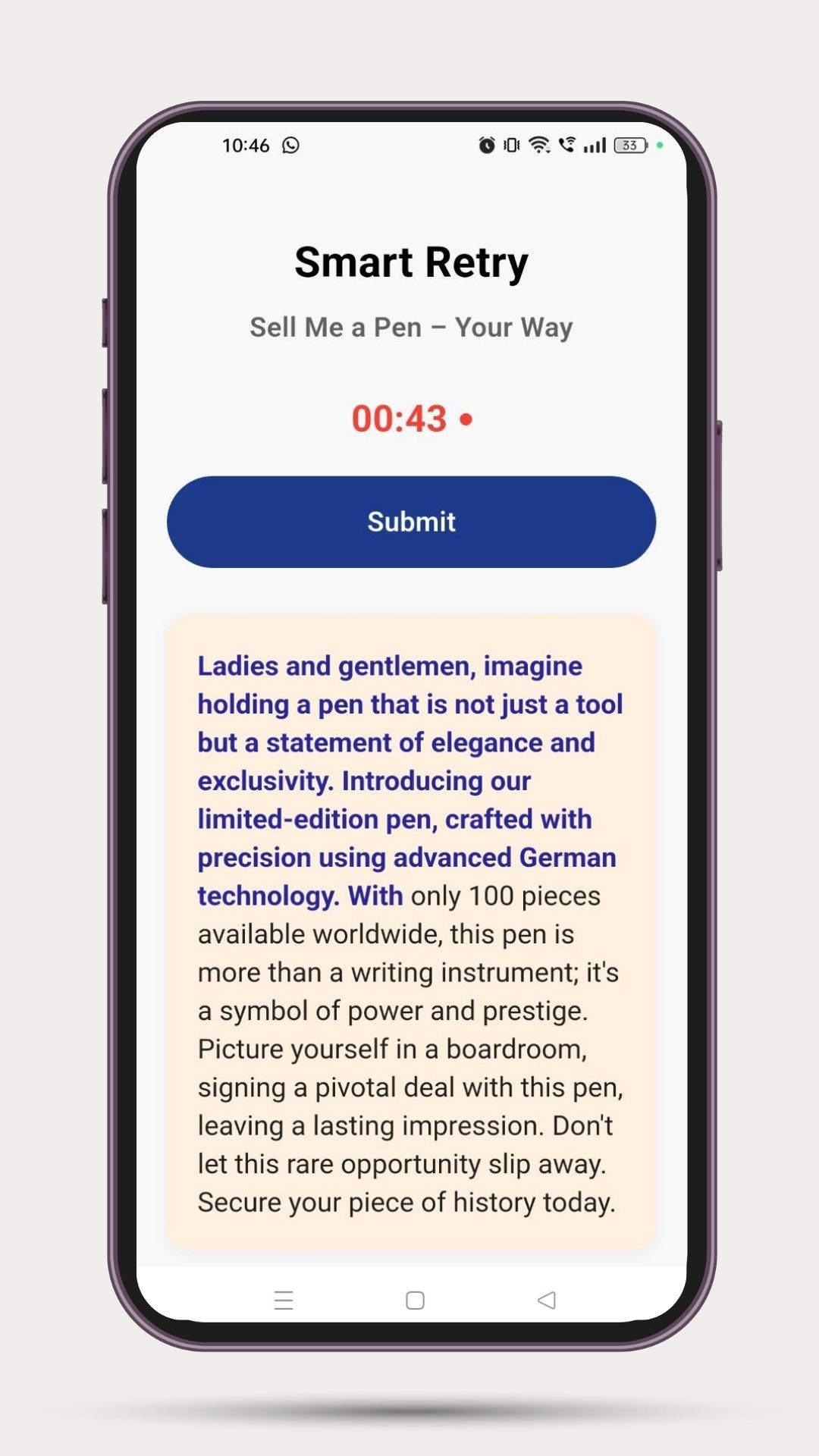Athlete winning a race