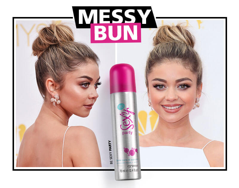 5 peinados para vestido elegante: messy bun