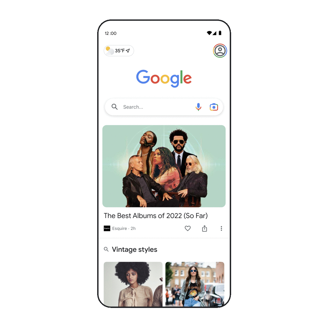 New Shopping Option In Google Discovery App