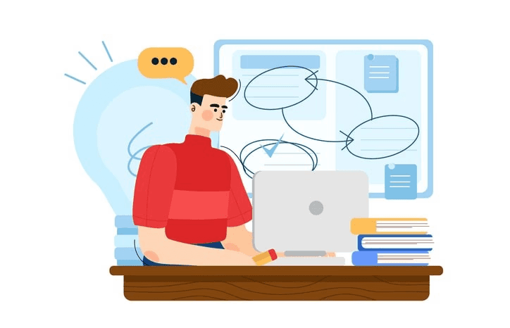 The image shows a group of AI engineers collaborating in a modern tech office, engaged around computer screens as they discuss innovative solutions to complex problems. Their teamwork highlights critical thinking and problem solving skills, essential for addressing technical challenges and developing effective strategies in stressful situations.