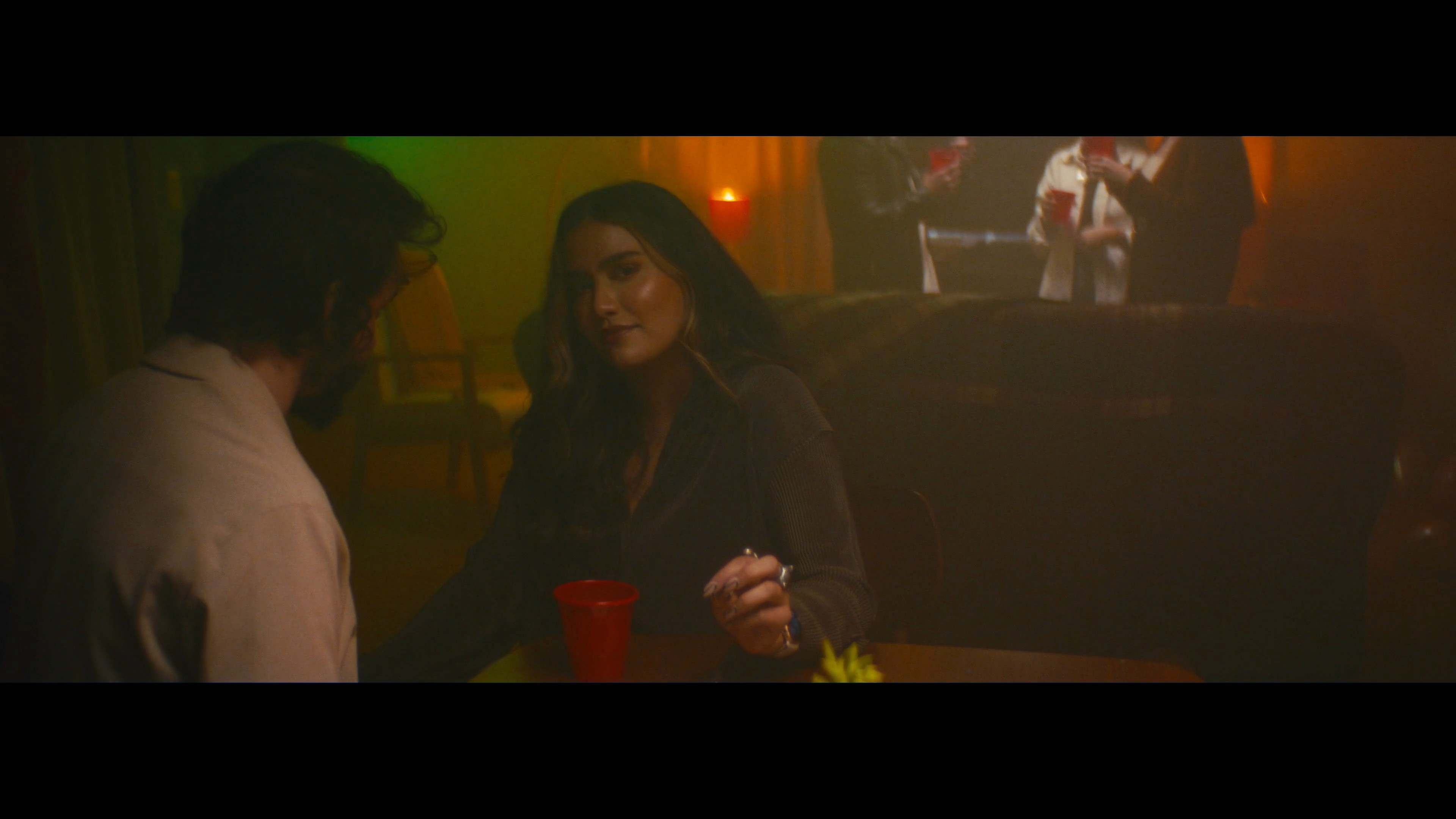 Melissa Romero at the music video production still focusing on emotional storytelling for Ed Sheeran 