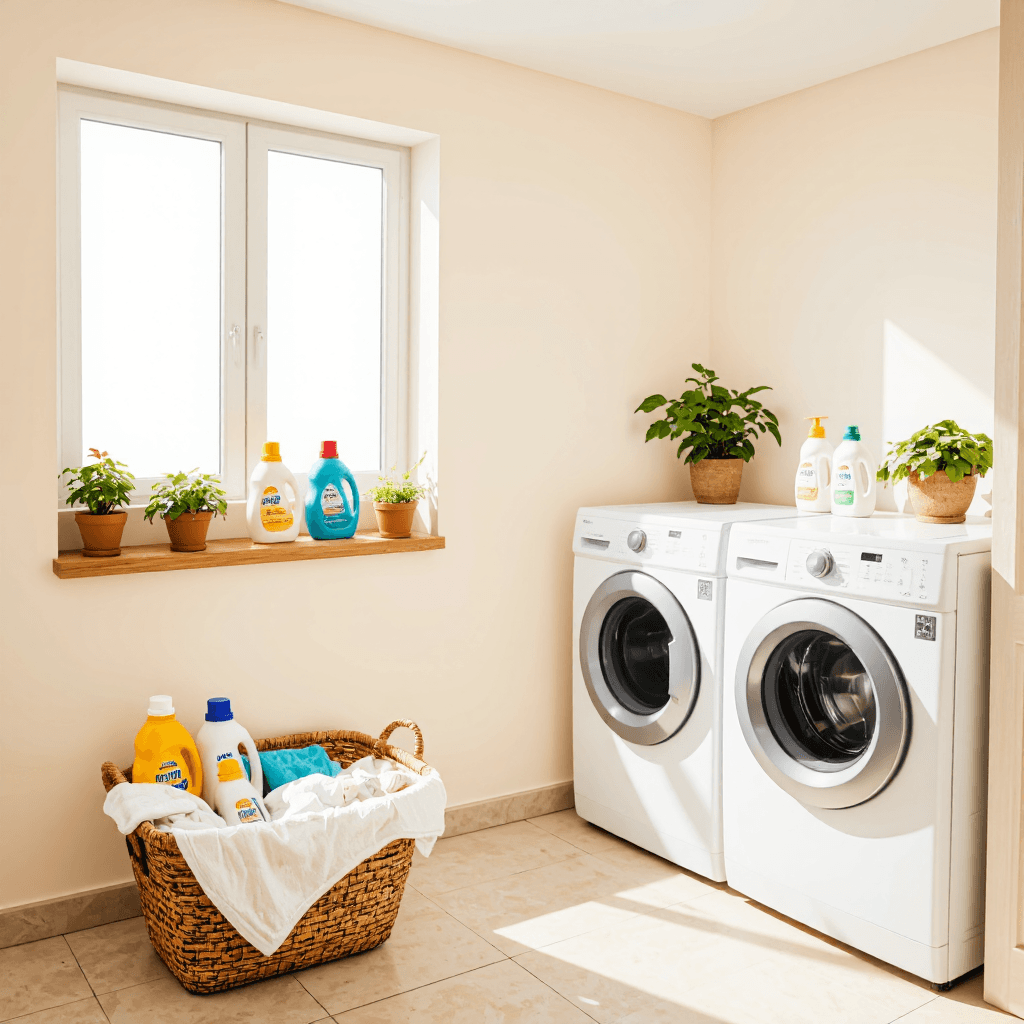 product photography of bottle of laundry detergent