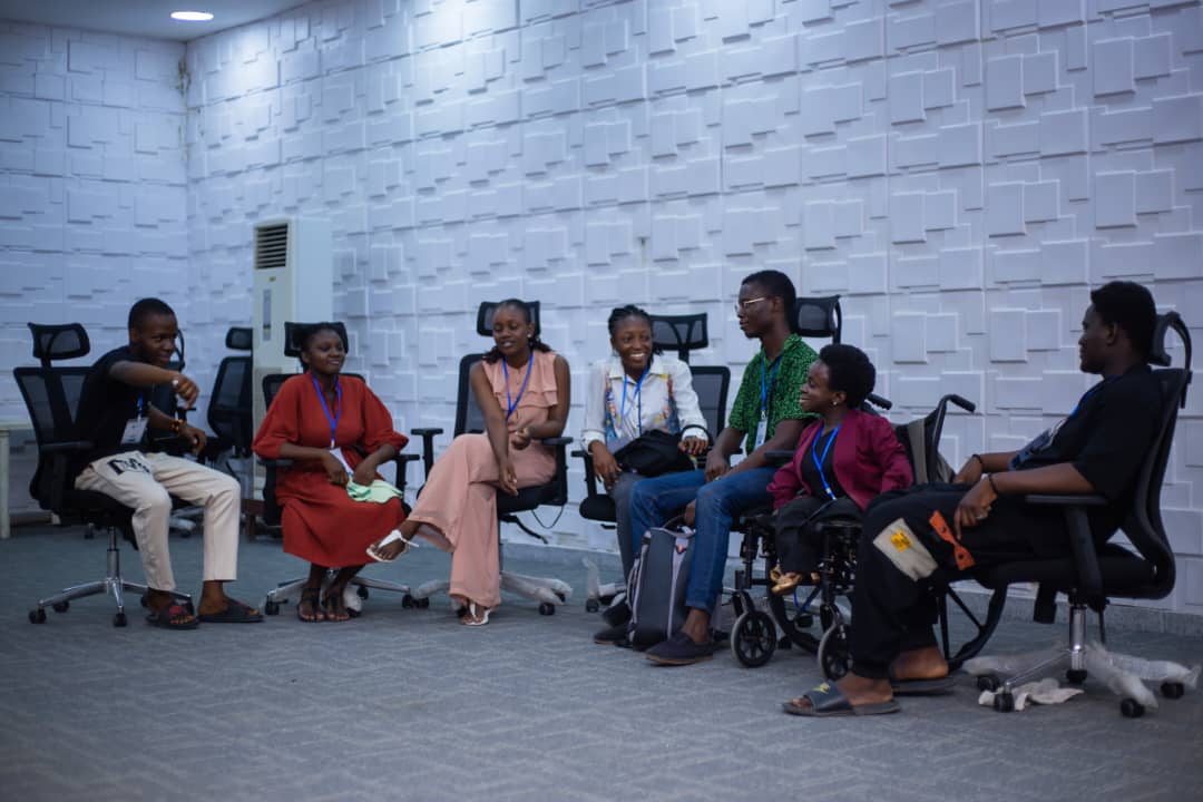 Stephanie Egharevba speaking at Yabatech, Yaba college of Technology 2024