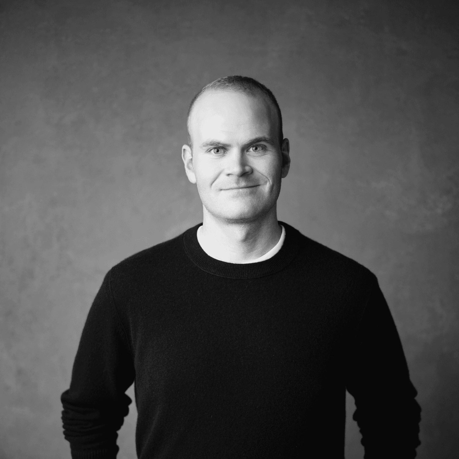 profile photo of a person in light blue tones