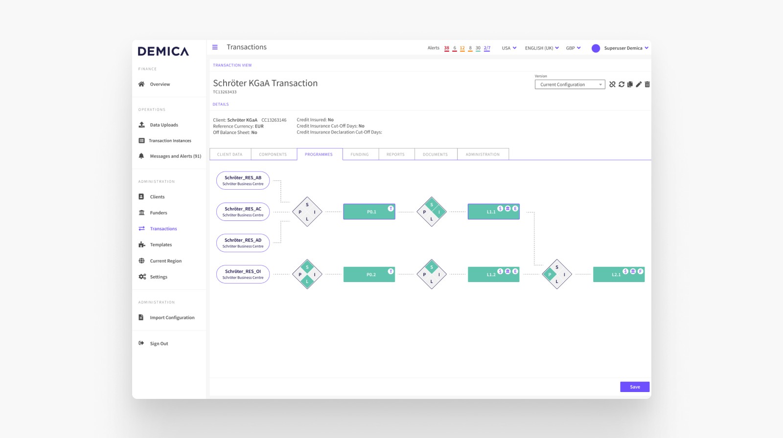 Phone showing Bloomy UI