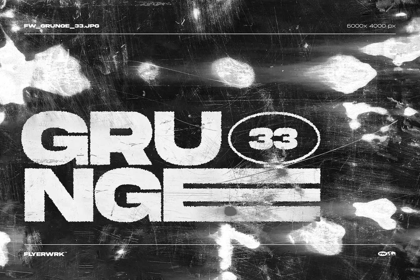 Grunge scratch texture with distressed film grain and white light leak effects on dark background